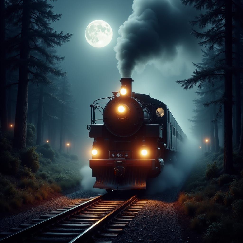 Whimsical Forest Scene at Four Forty-Four