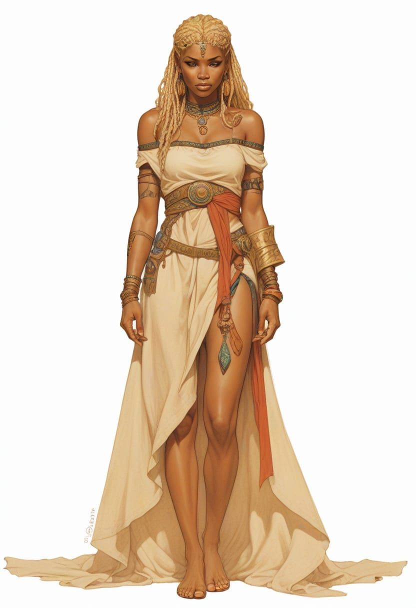 Charming Tattooed Scoundrel in Heroic Fantasy Style