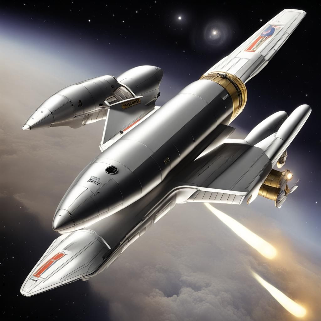 Liberator Light Freighter Spaceship: Realistic Design