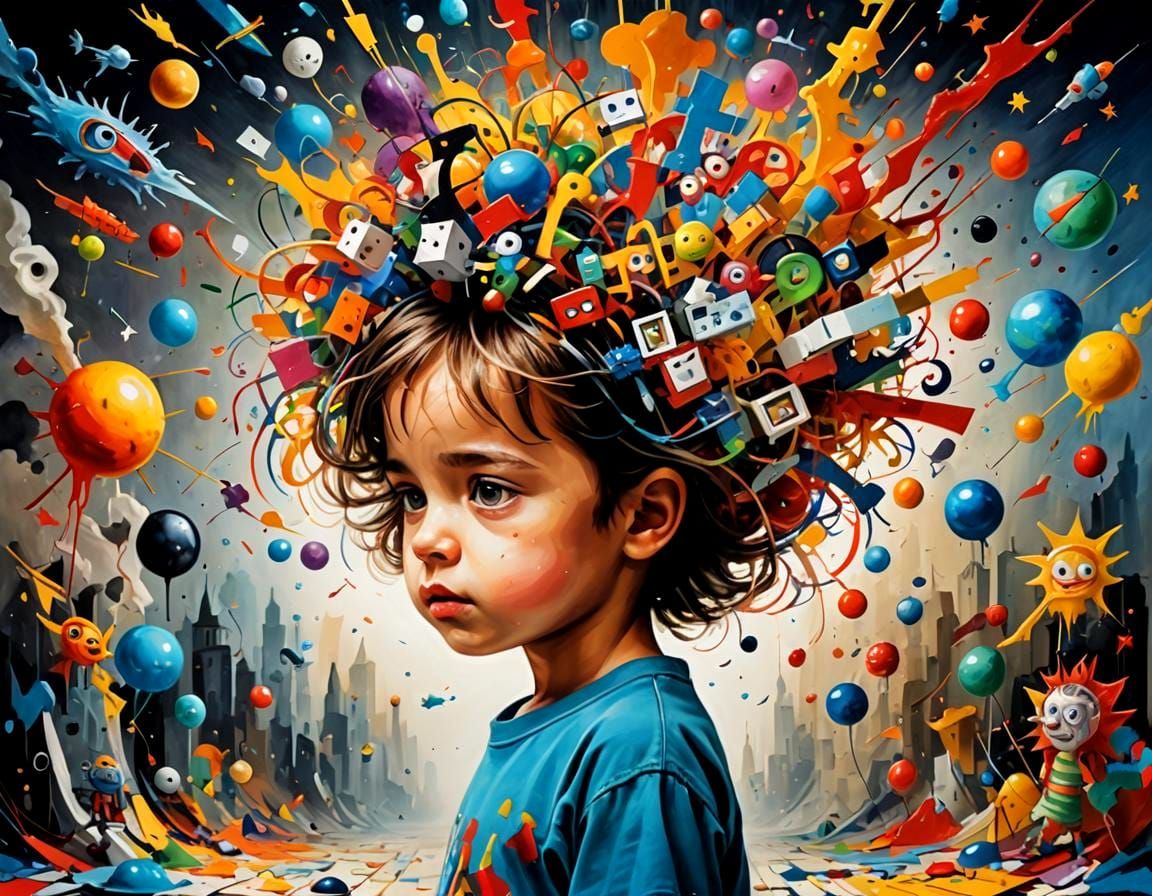 Unbalanced Reality of a Child's Unleashed Mind