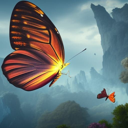 Luminescent Butterfly