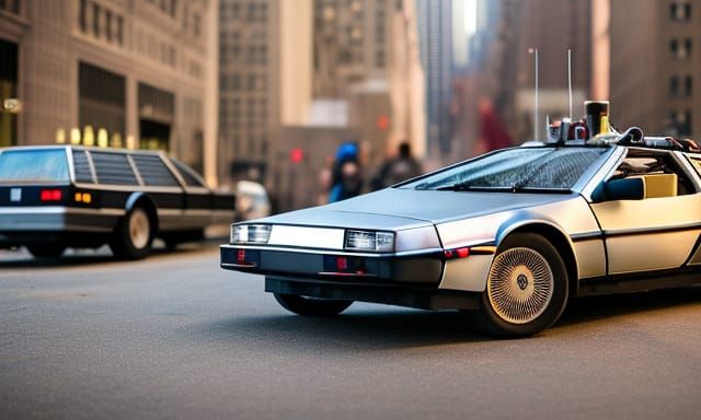 DeLorean in New York: Professional Photography