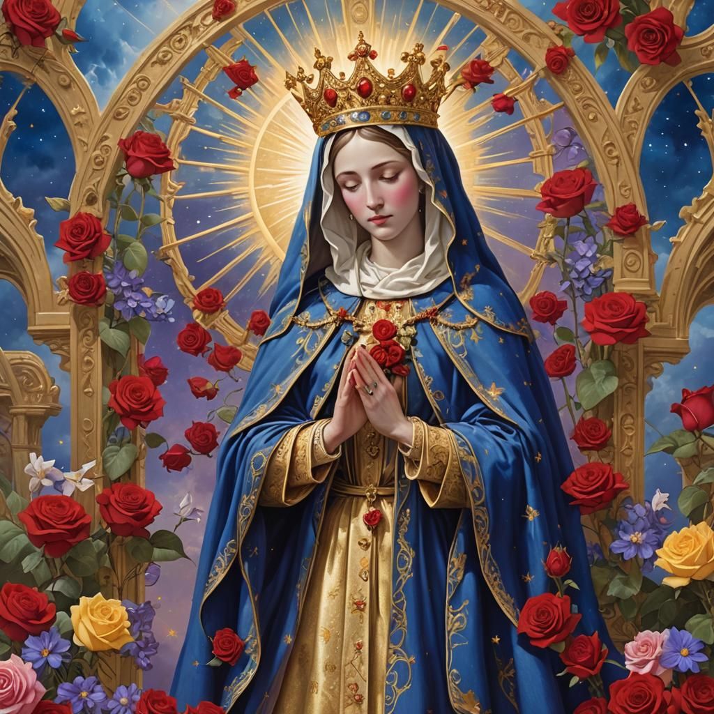 Our Lady of Sorrows at Heaven's Golden Gates