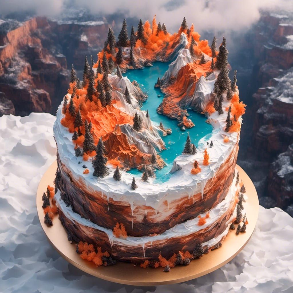 Grand Canyon Cake: A Geological Dessert
