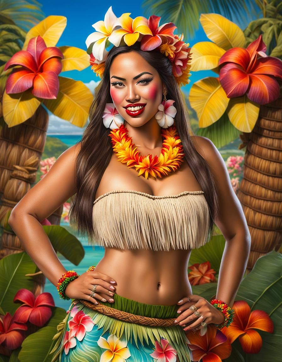 Hawaiian polydactyly …