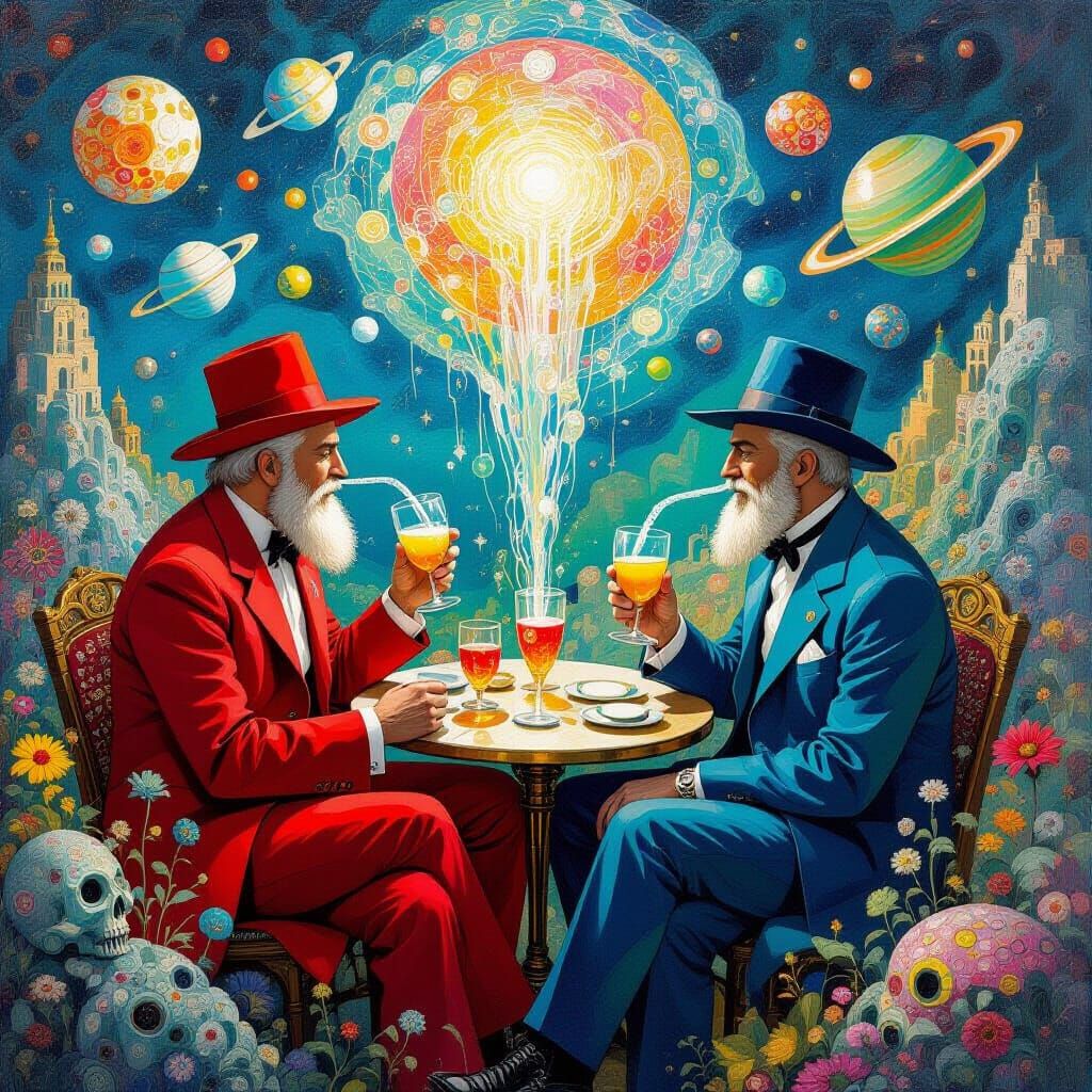 Surreal Utopia: Men and Space Creatures