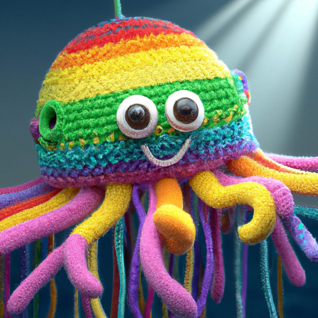 Yarn Submarine Sails Knitted Rainbow: National Geographic Ph...