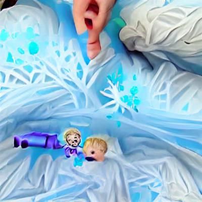 Animated Characters in Theatrical Pose