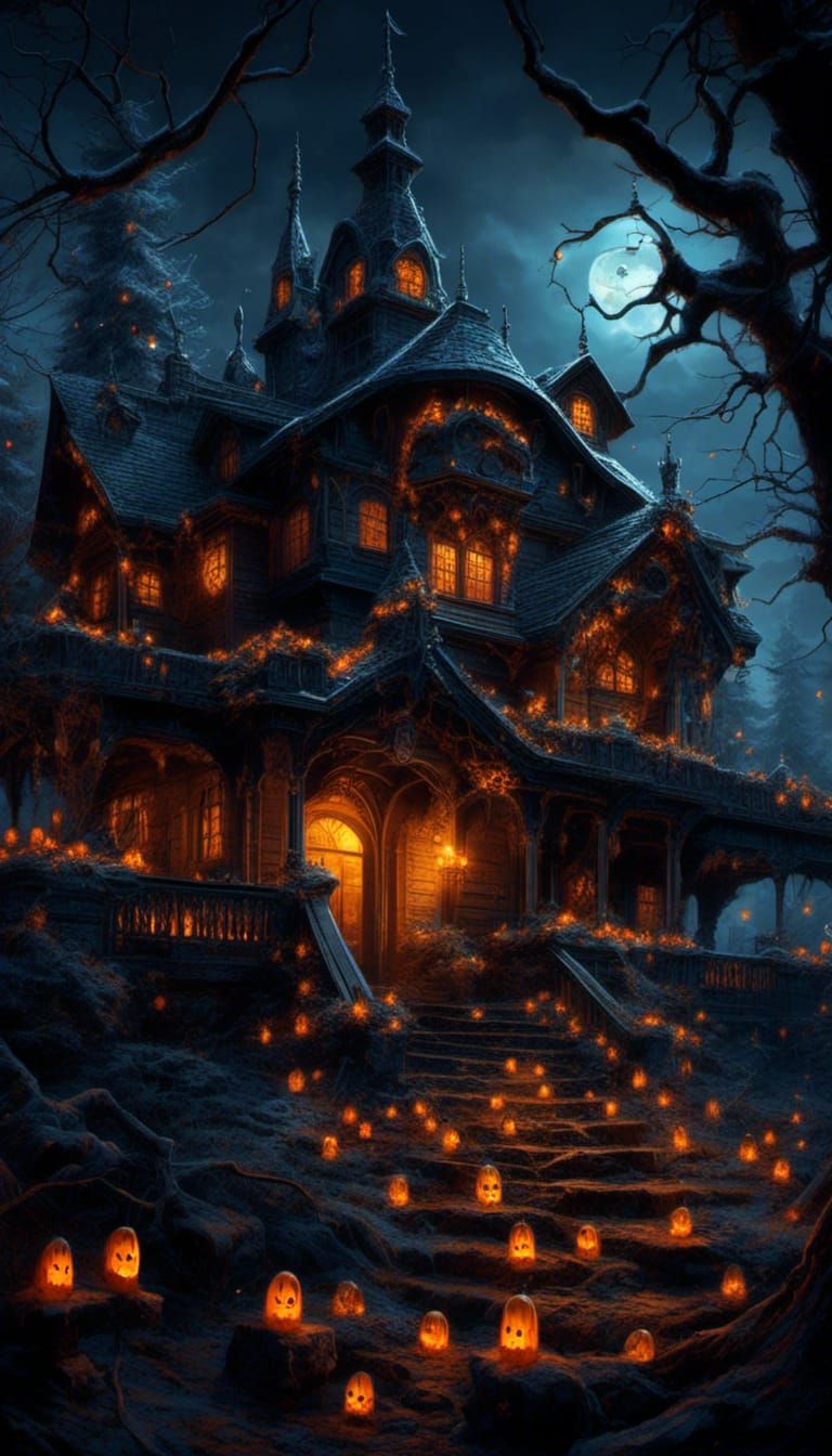 Spooky Snowflake Christmas in Gothic Style