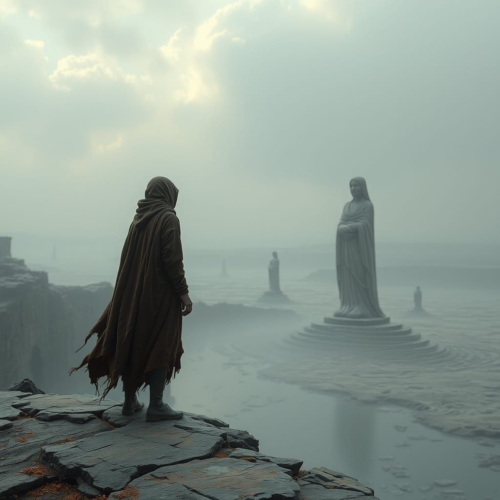 Decaying Dreamscape Inspired by Haunting Surrealism