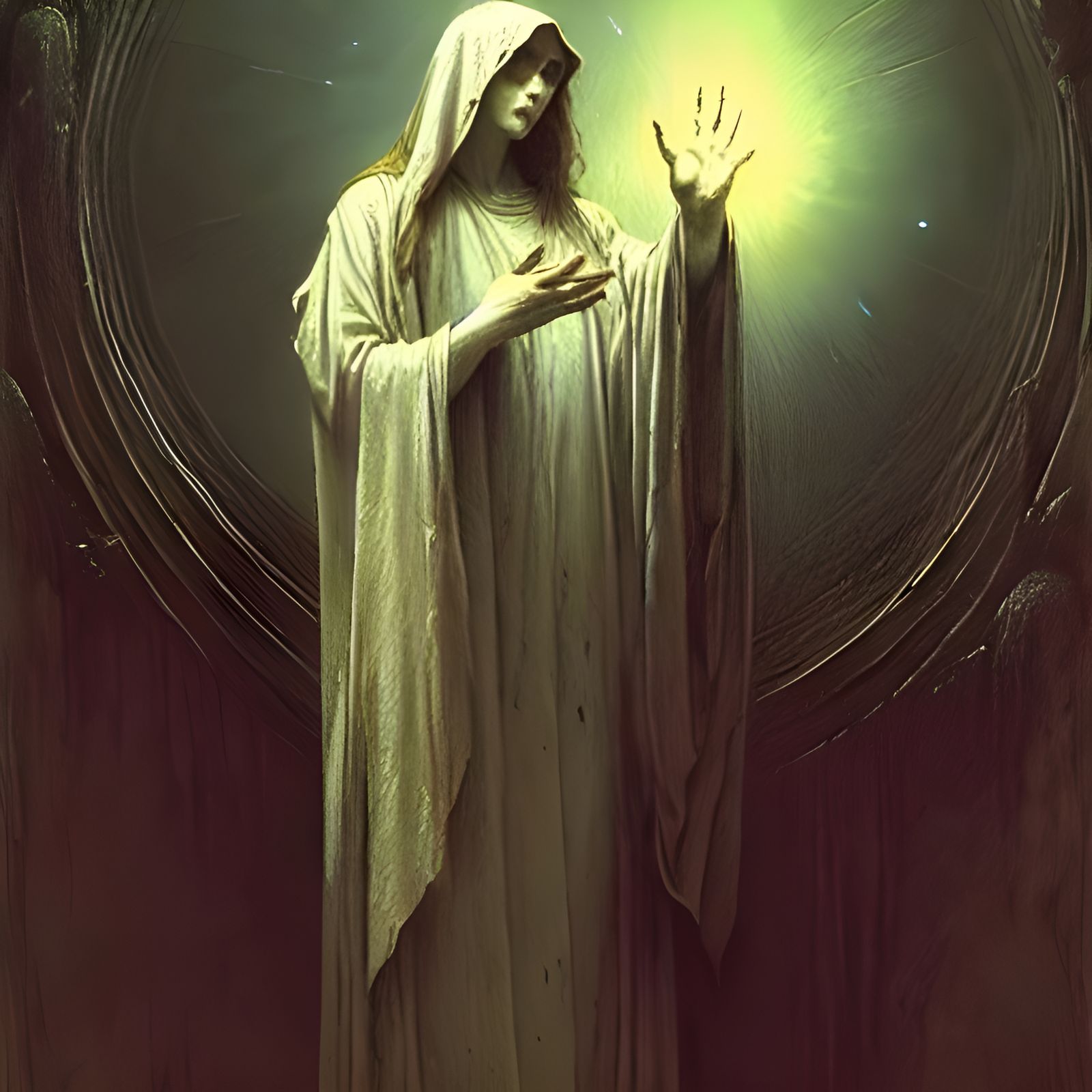 Invocation of the Bornless One, Engraving Style