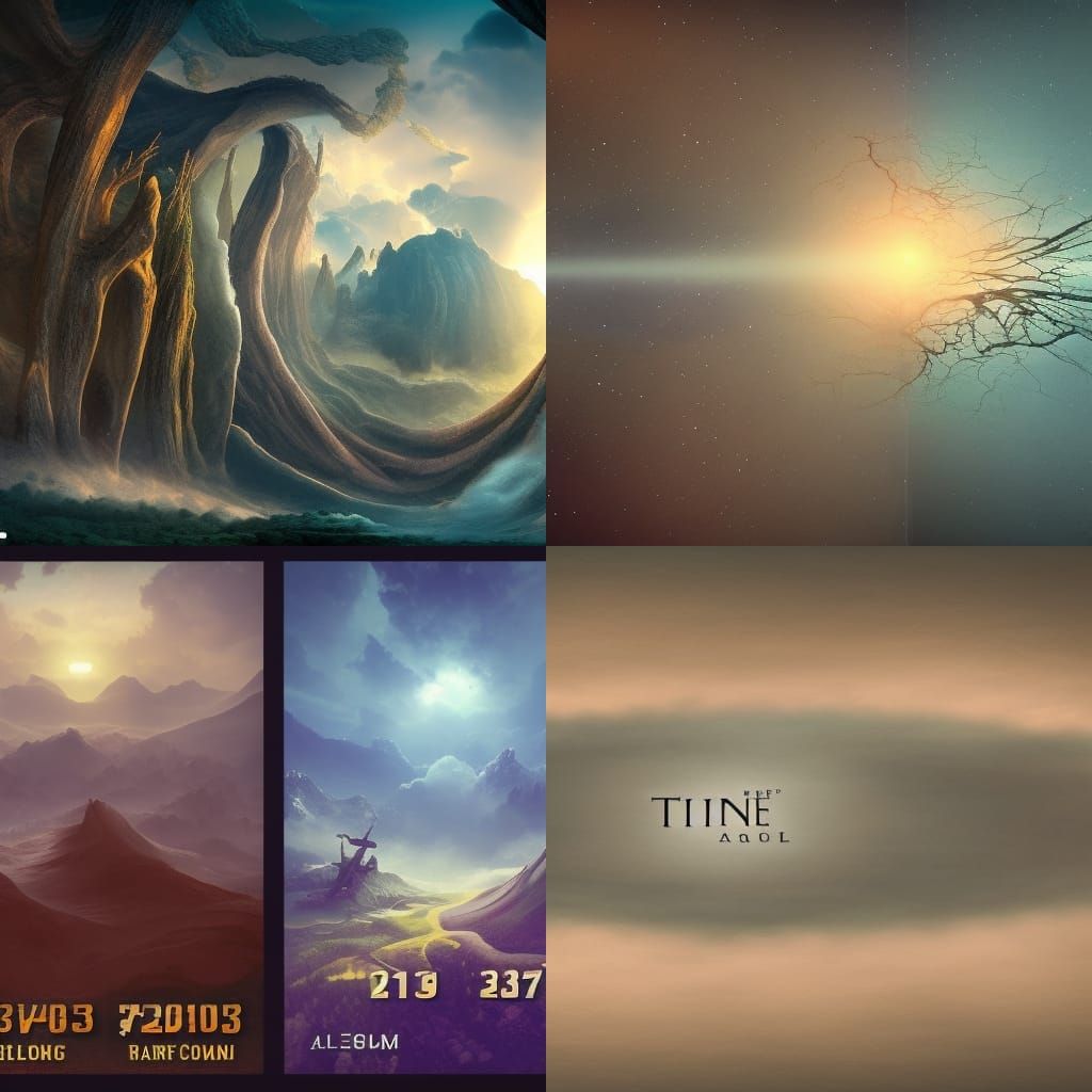 Time as Flat Circle: Detailed Fantasy Concept Art
