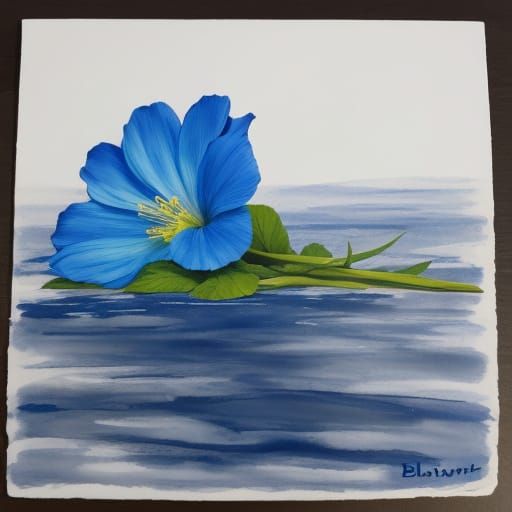 Vibrant and Muted Blues in Shading