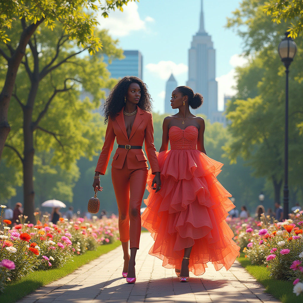 London Stroll: Flouncy Frock in Regent's Park