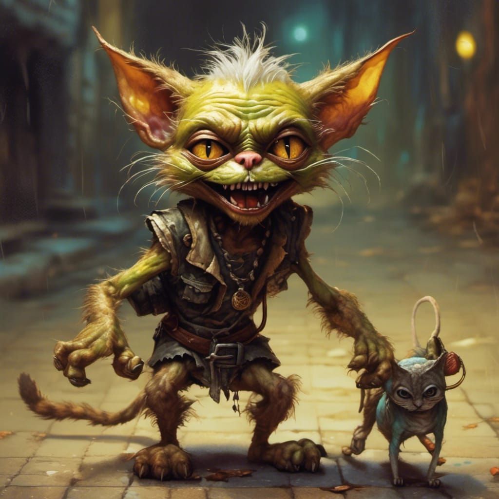 Sinister Andean Cat Goblin