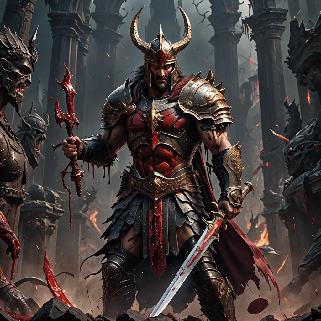 Ares, God of War: Detailed Matte Painting