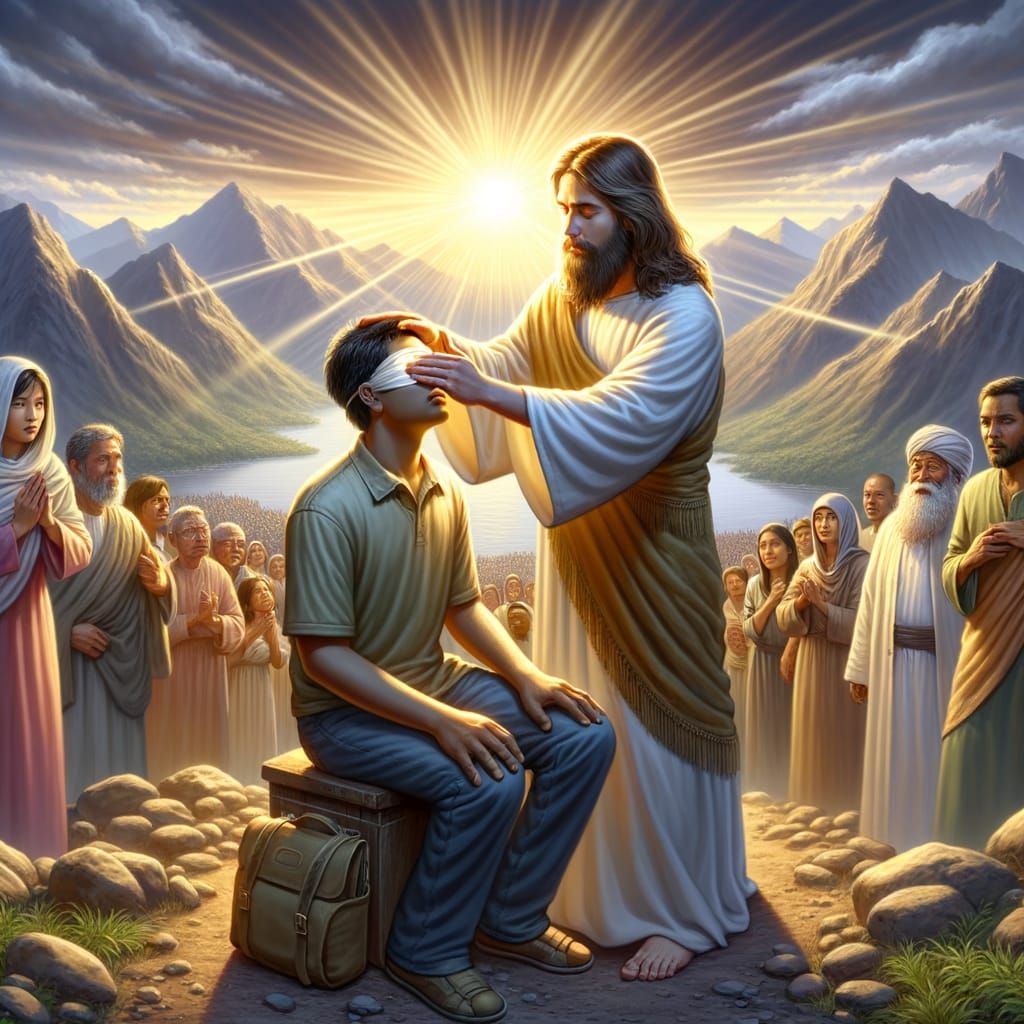 Miraculous Healing: Messiah Heals Blind Man