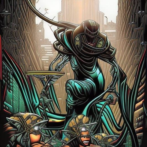 Clippy and Kids: Comic Book Style Art