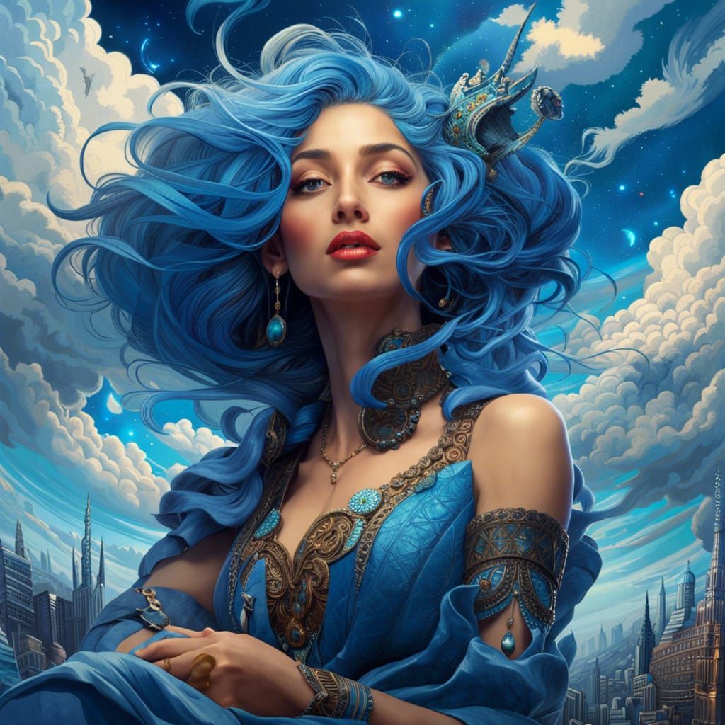 Blue Queen of the Blue Skies 3