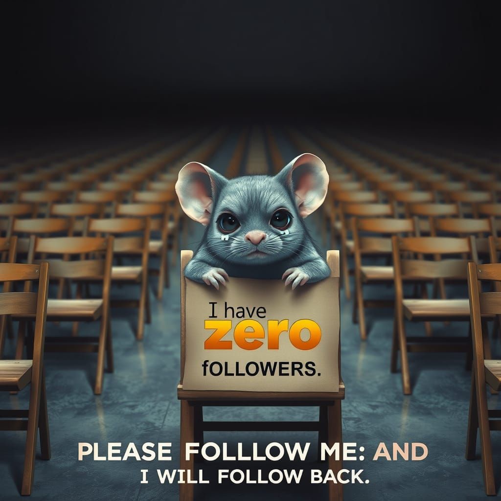 A Lonely Baby Mouse Seeks Connection in a Desolate Room