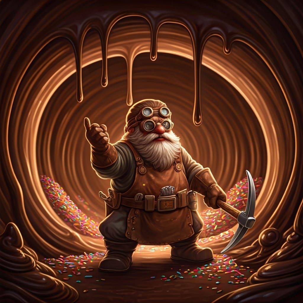 Chocolate Dwarf Mines Sprinkles in Chocolate Cave