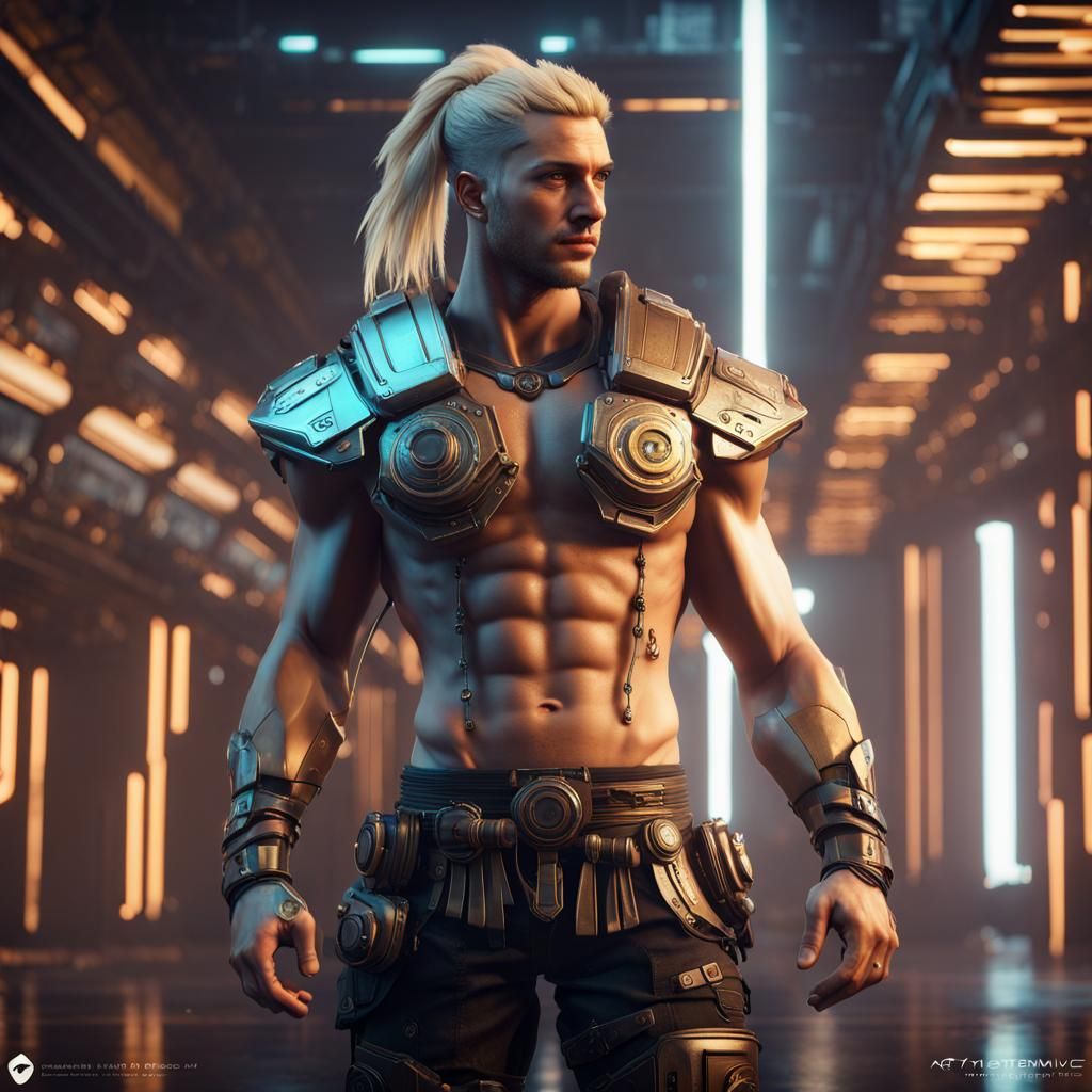 Cyberpunk Apollo: 3D Game Cinematic Masterpiece