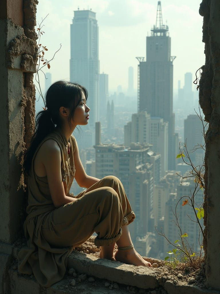 Abandoned Metropolis Revisited by a Contemplative Asian Woma...