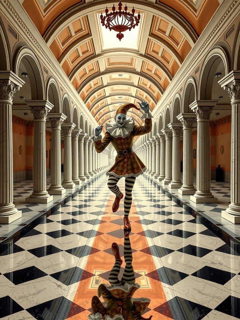 Infinite Jester Chaos Causing in Portico Breezeways and Unin...