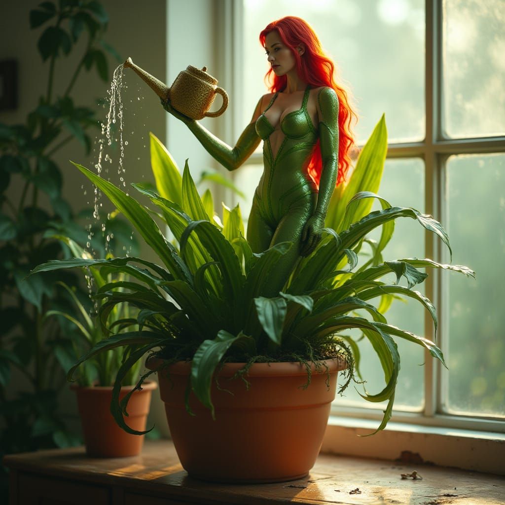 Terracotta Goddess in Morning Mist