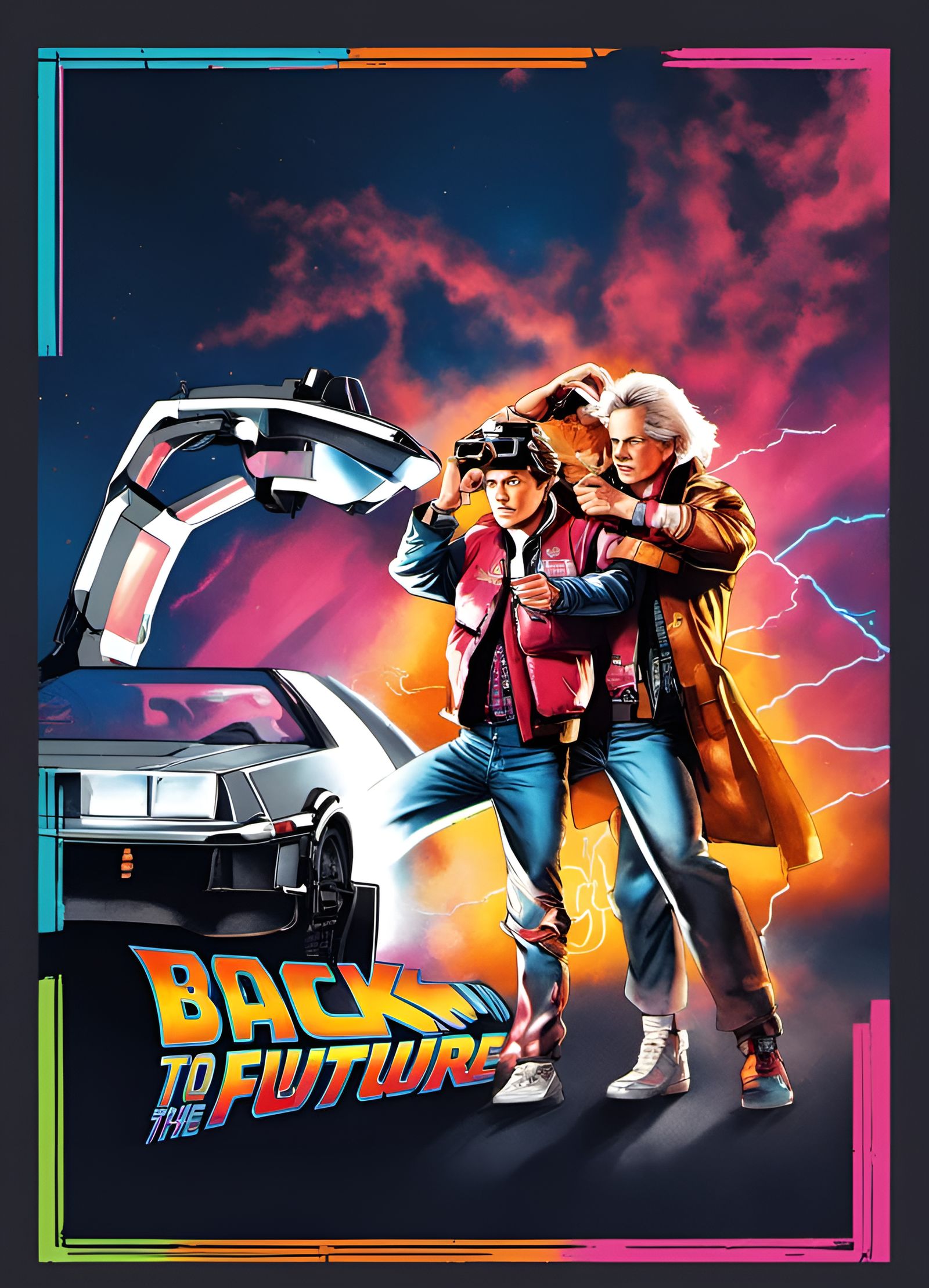 Back to the future movie poster