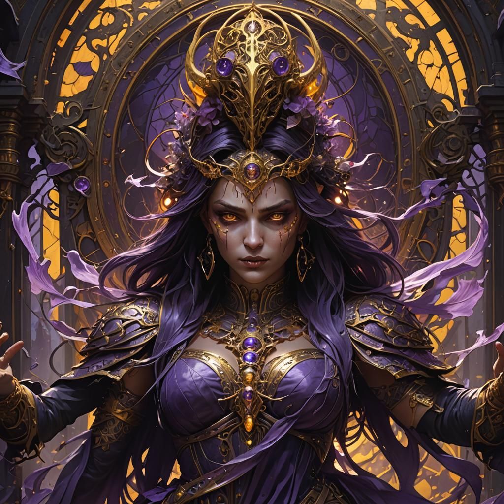 Dark Fantasy Censor: Hyperdetailed Concept Art