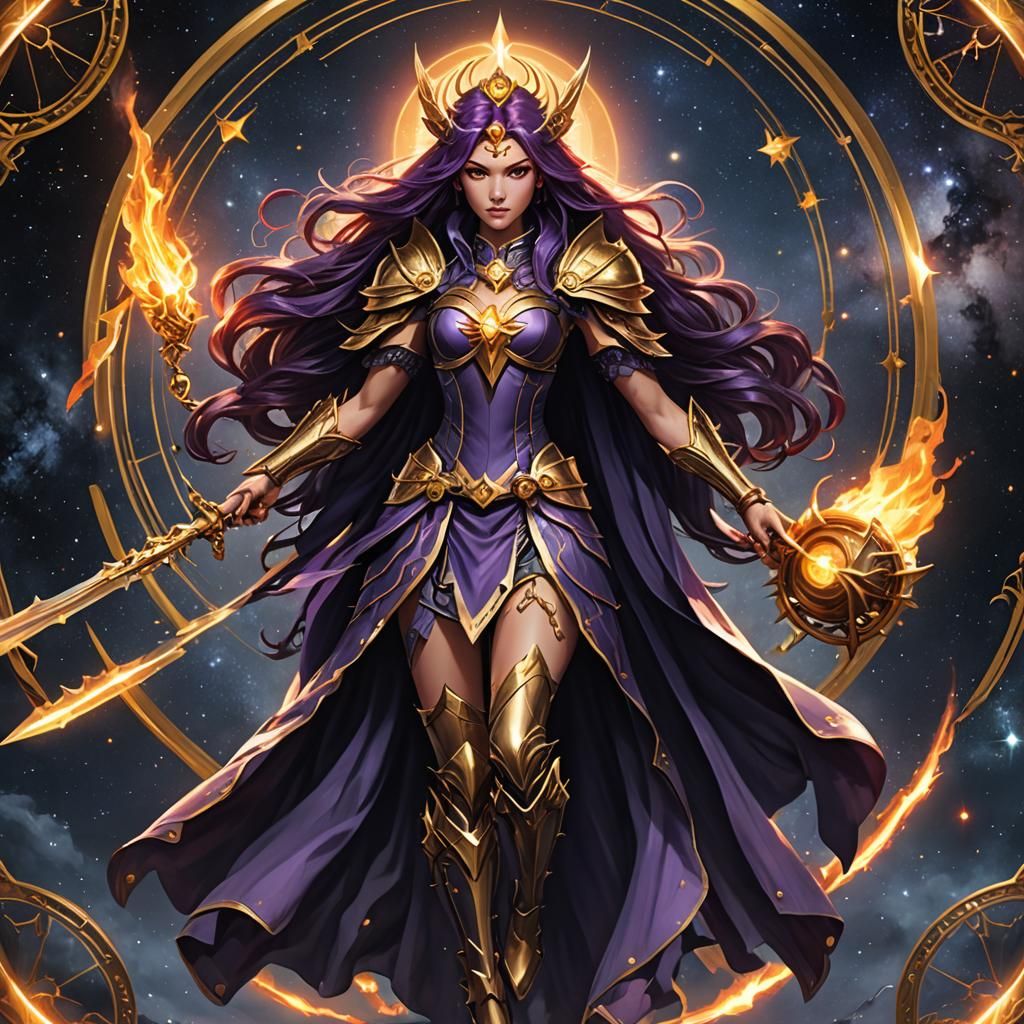 Elf Lysirelle in the Realm of Eldoria