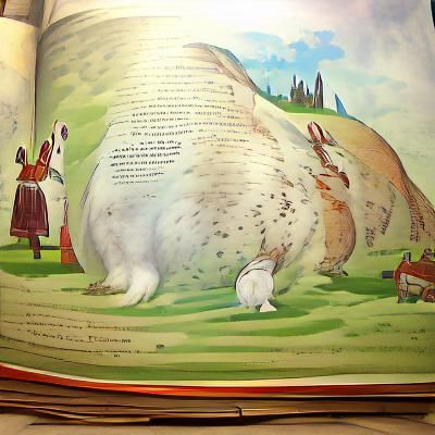 A Very Big Rabbit Storybook Illustration