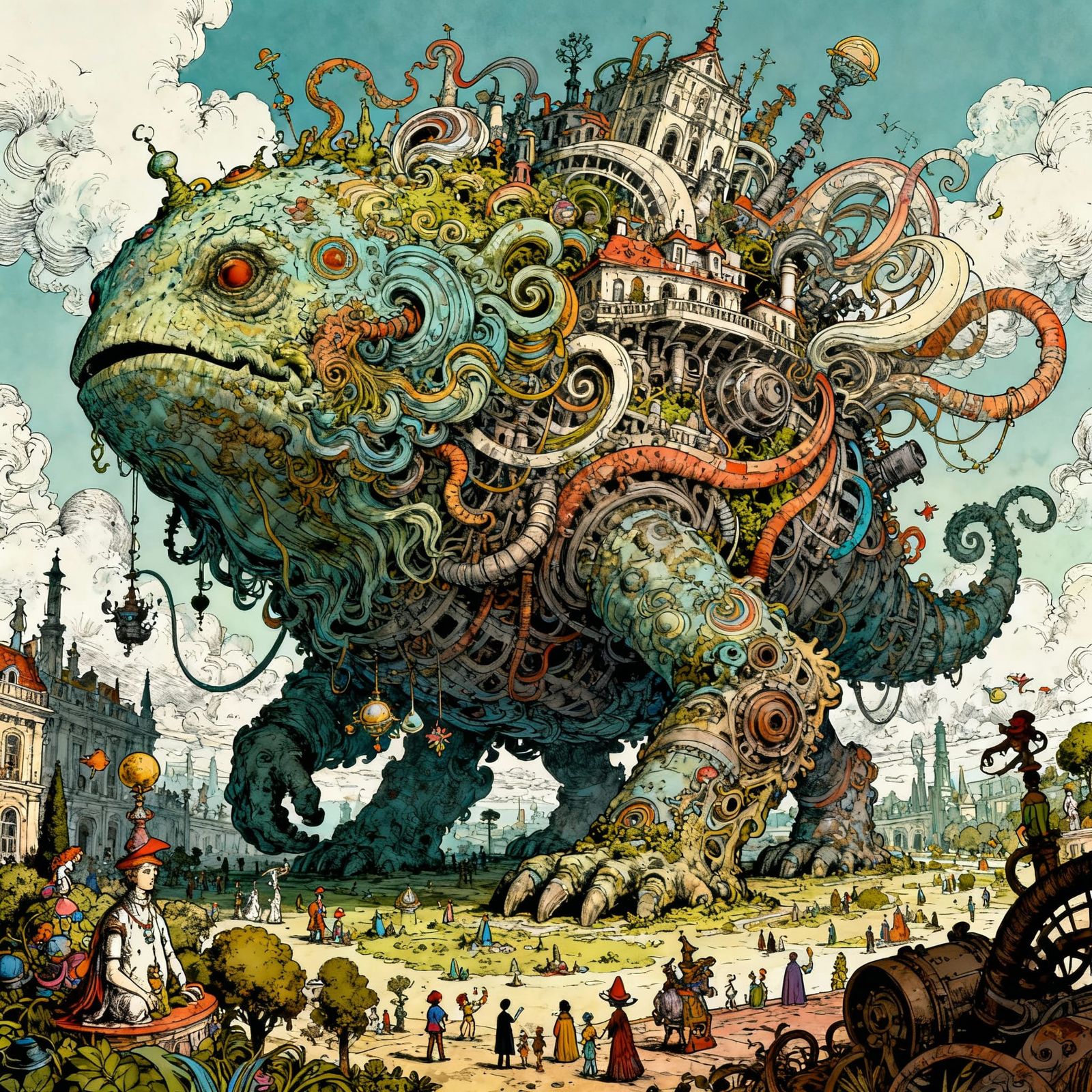 Colossal Scale Artwork Inspired by Multiple Artists