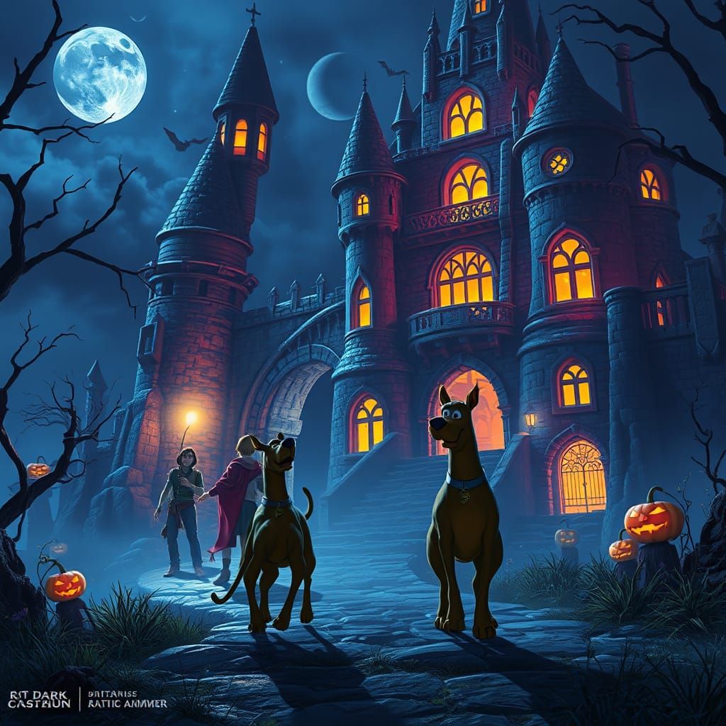 Scooby Doo travels to the Spit Castle with his friends on th...