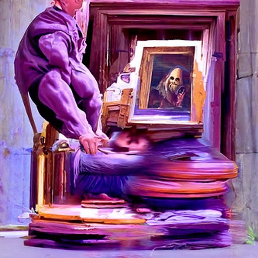 Meme as Oil Painting by James Gurney