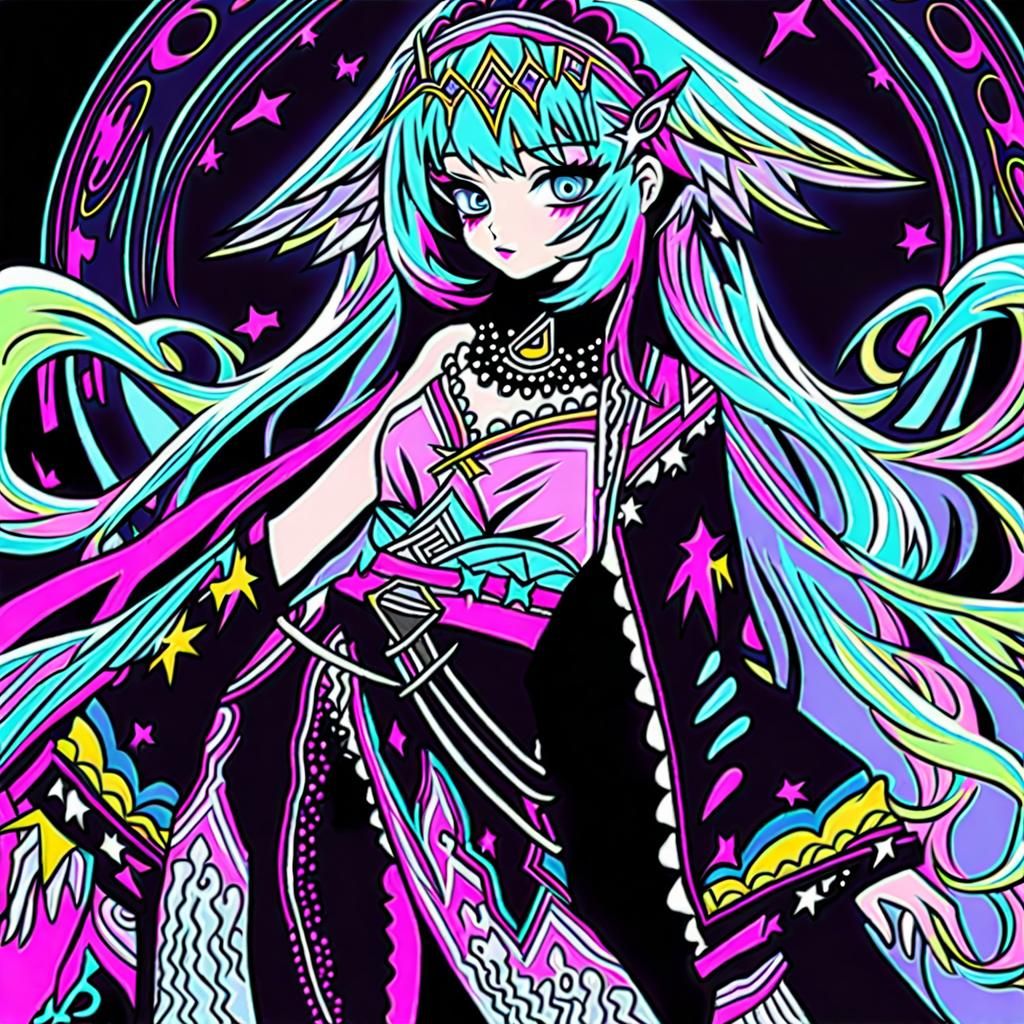 Dream Punk Lacecore Bohemian Druidess: AI Art