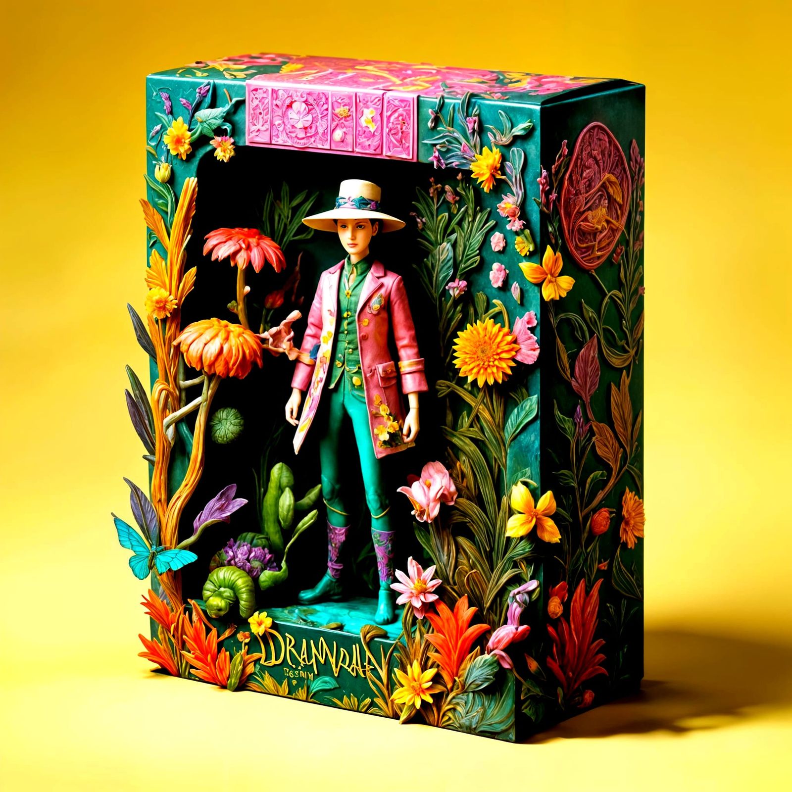 Magical gardener action figure
