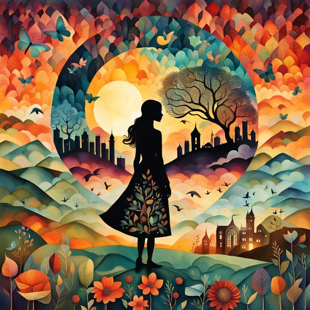 Inspirational Collage in Surreal Photography Style