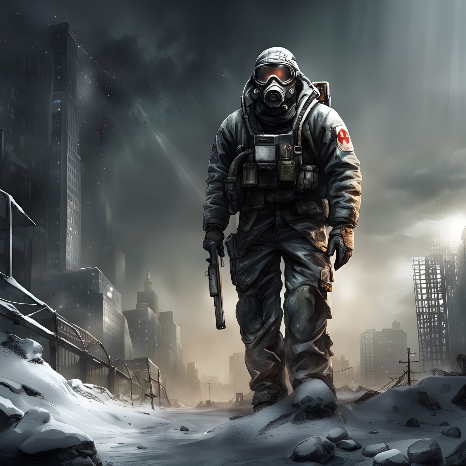 Radioactive Blizzard in Apocalyptic Science Fiction