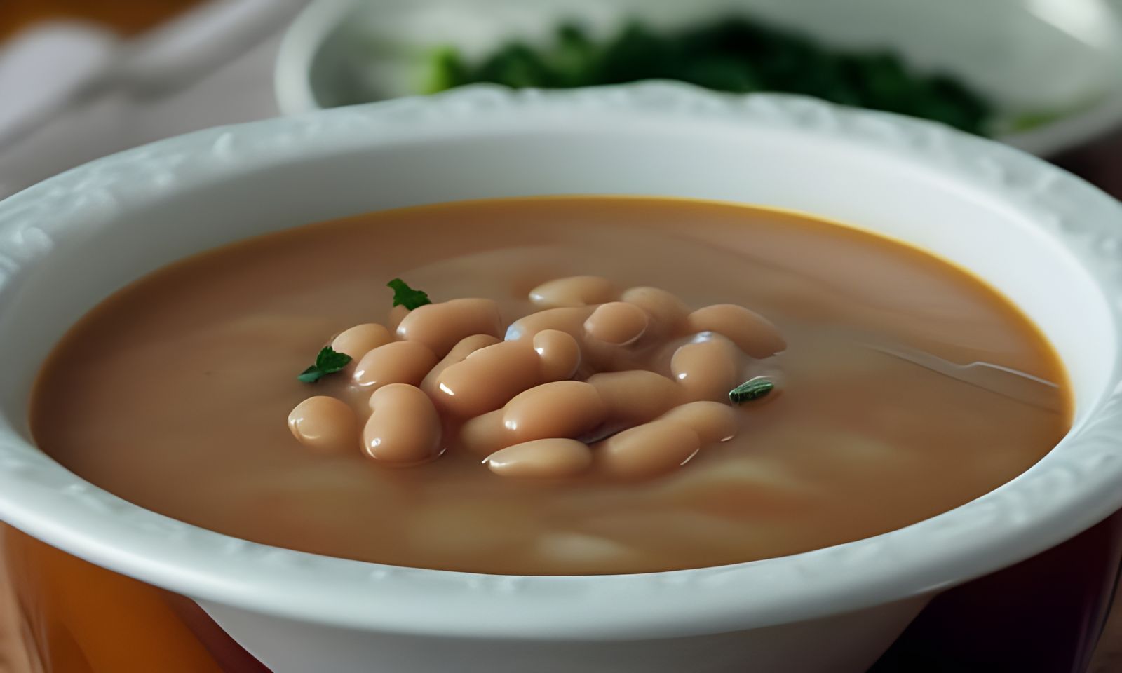 Rustic Bowl of Hearty Bean Soup