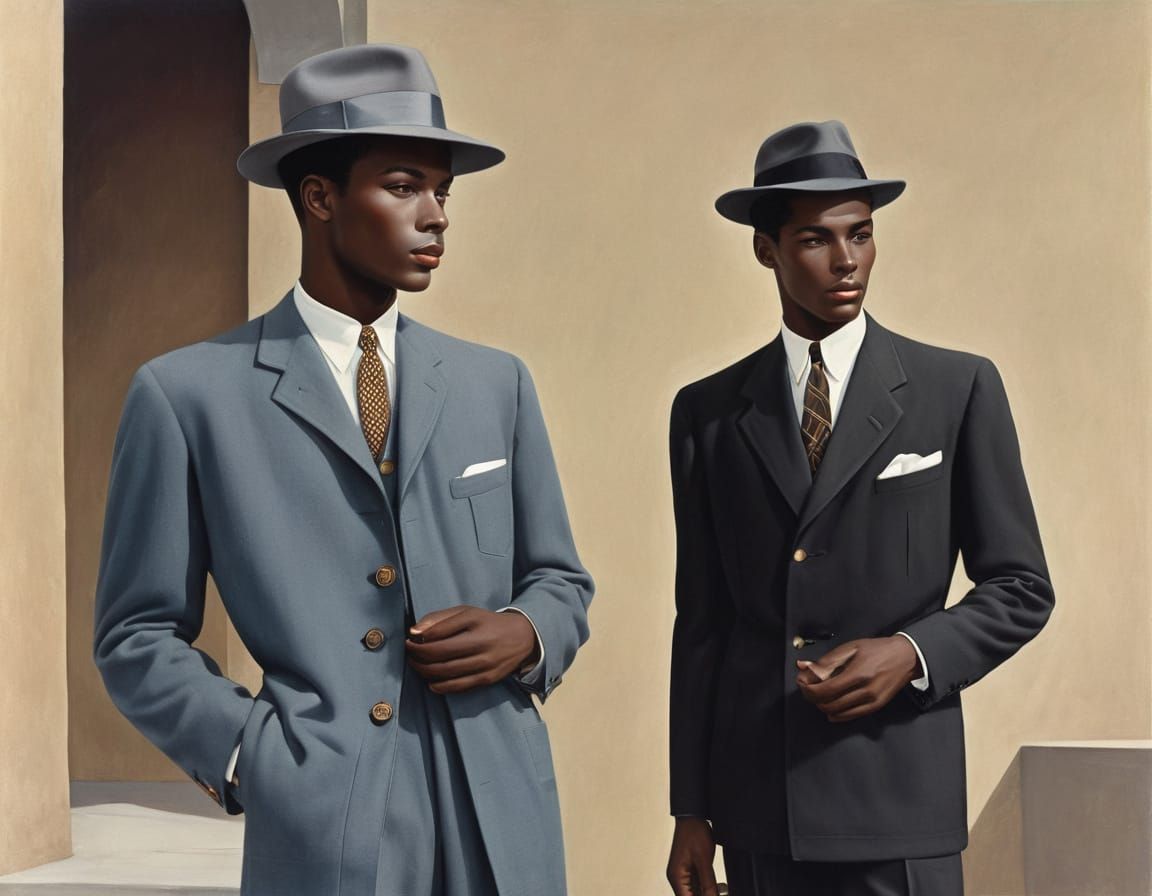 1950s Black Men's Fashion: A Photographic Study