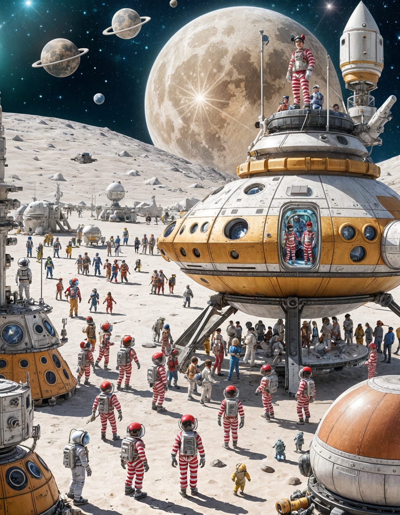 Where's Waldo in Lunar Colony