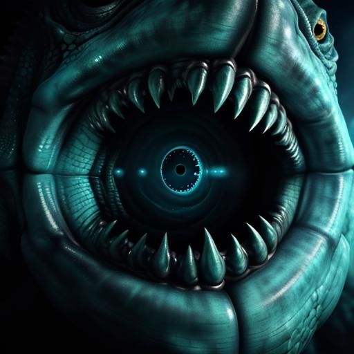 Colossal Sea Monster Emerges from Ocean Depths