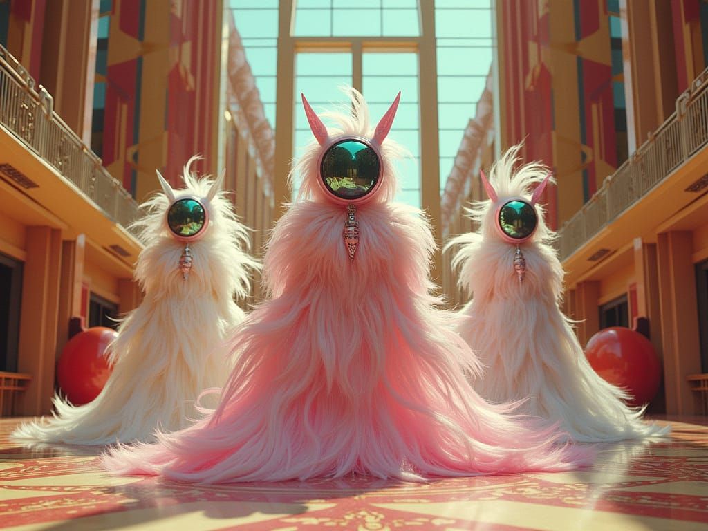 Cyberhybridism in Bold Pastels