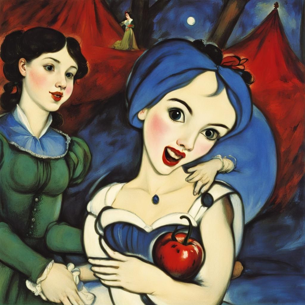 Dark Fairytale: Cinderella and Snow White Together
