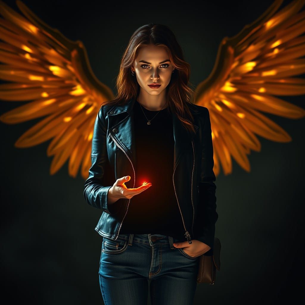 Heroine Emerges from Grayscale with Ethereal Aura