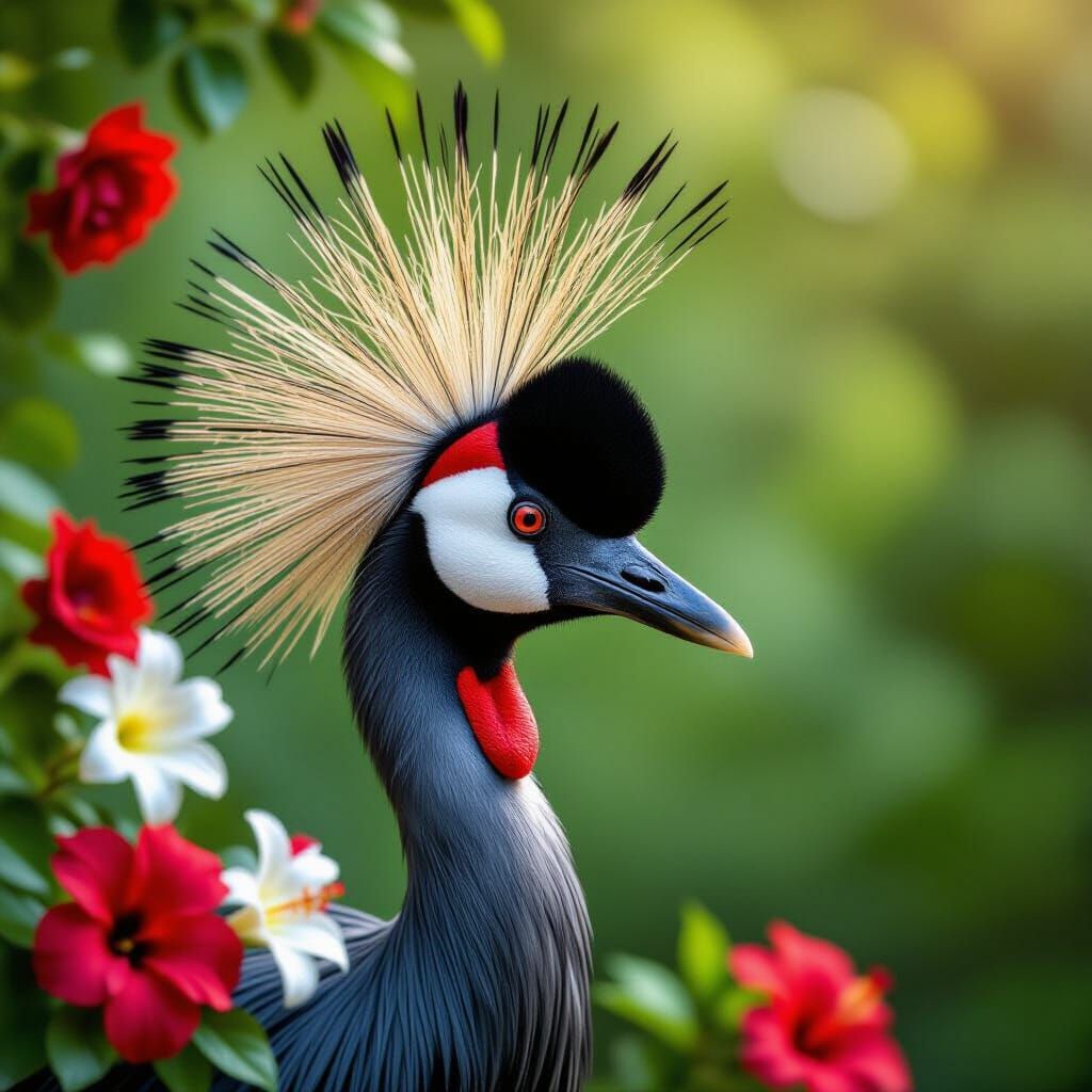 A dramatic and realistic photograph showcases the majestic h...