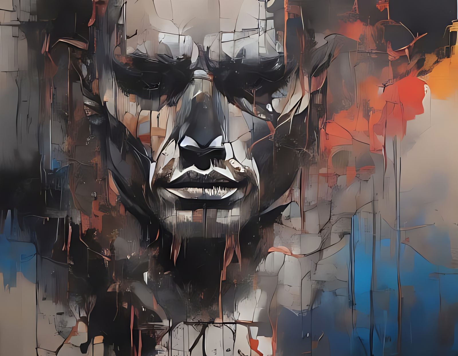 Eerie Medical Figure in Surrealistic Setting