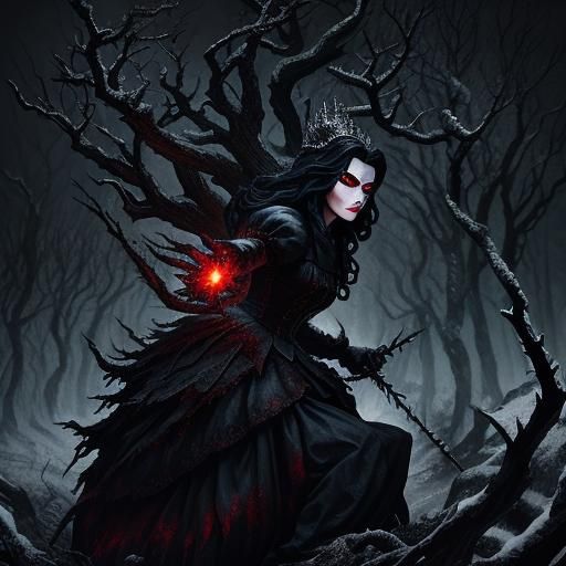 Snow White's Dark Forest Escape: A Cinematic Horror